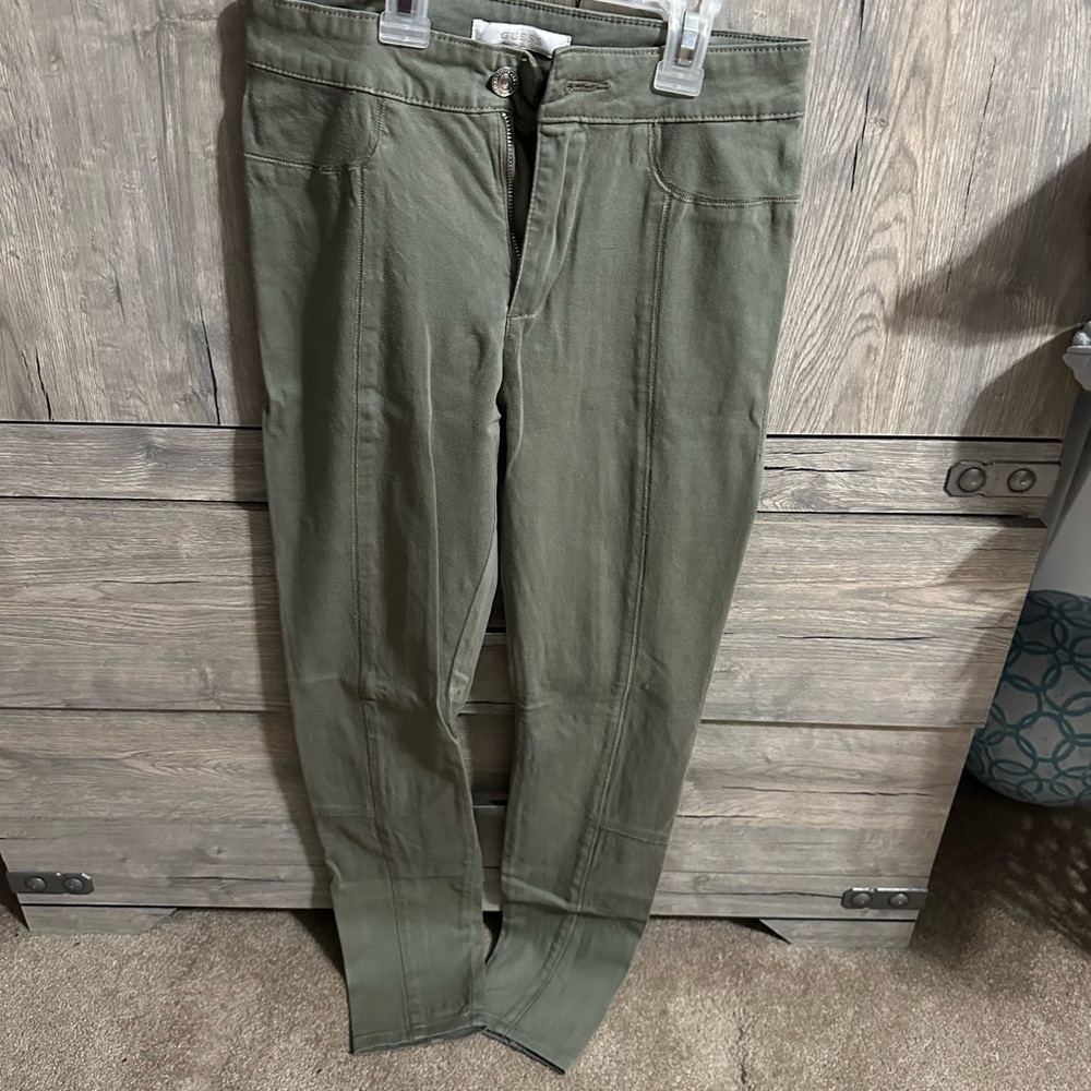 Guess Sage Green Leggings Jeans
